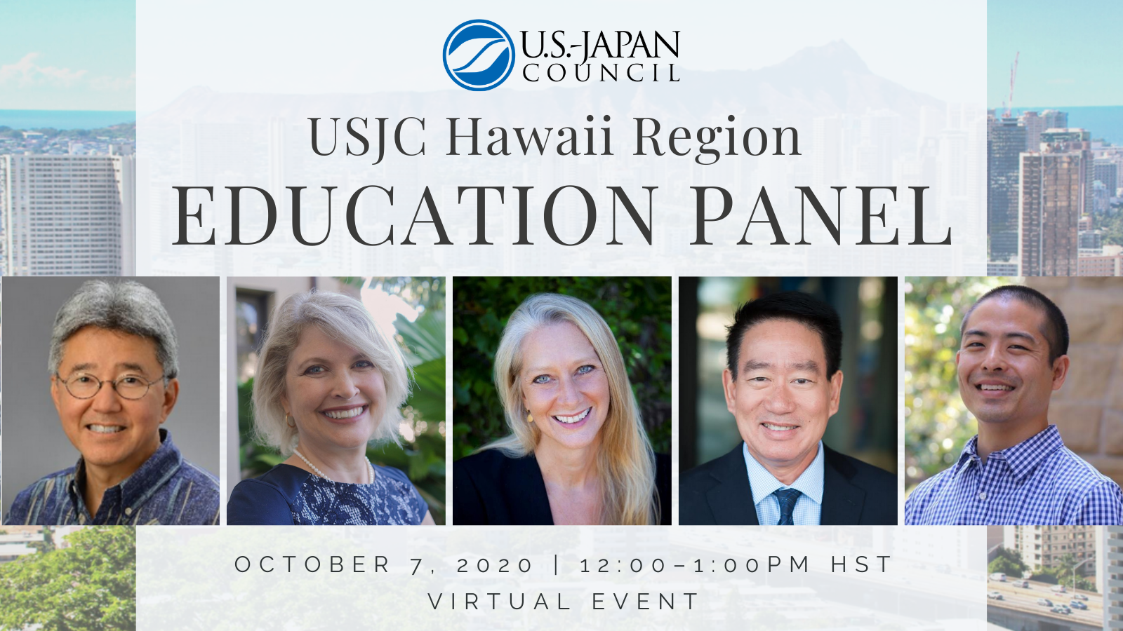 USJC Hawaii Region Education Panel (Virtual event) U.S.Japan Council