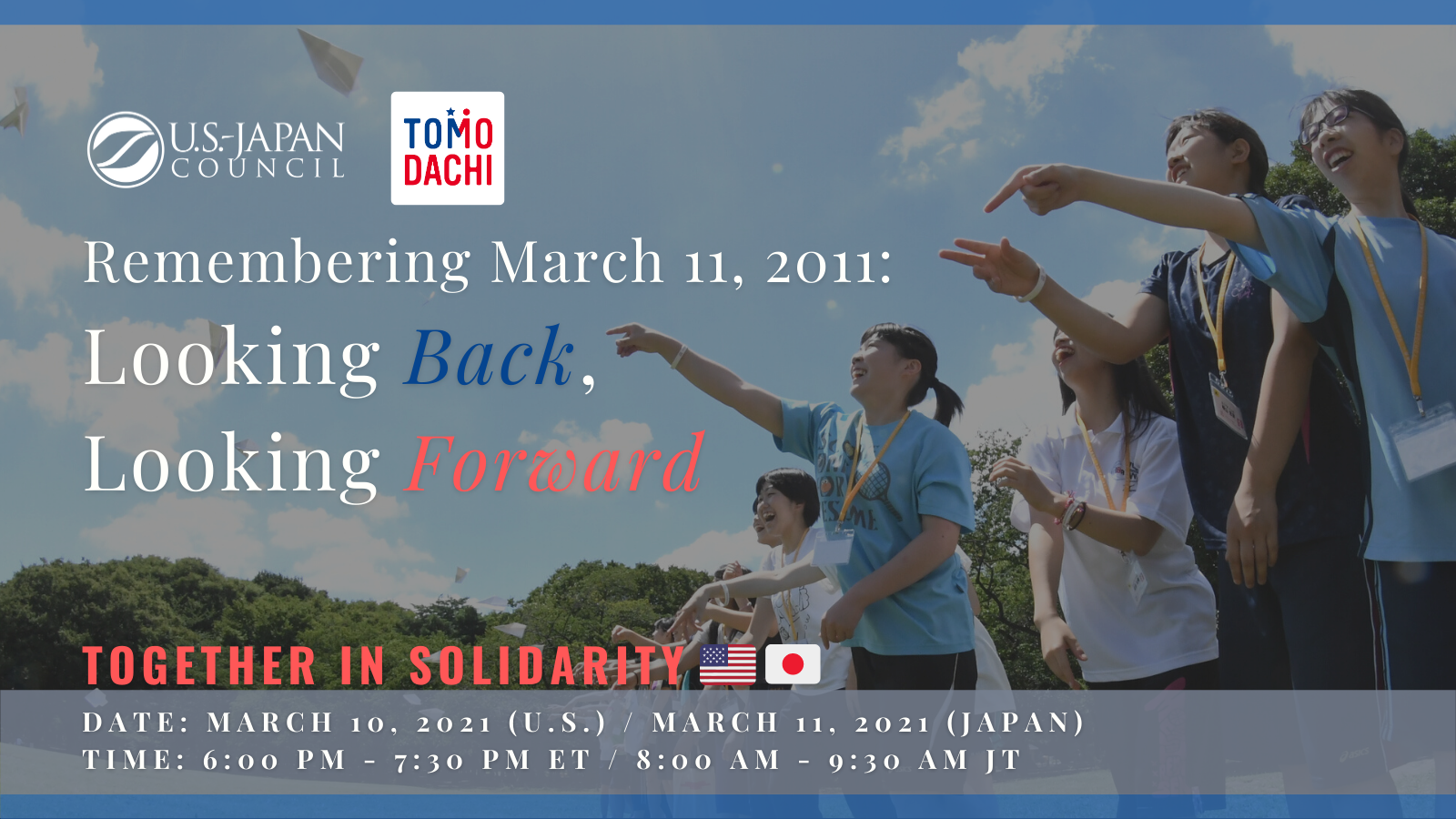 Remembering March 11 11 Looking Back Looking Forward U S Japan Council